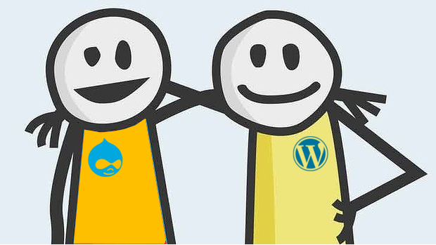 Drupal and Wordpress are firends