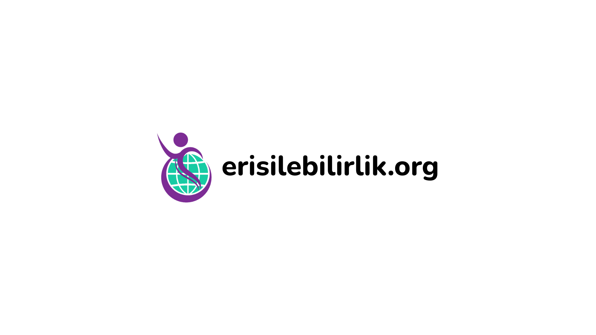 Beyaz arka plan üzerinde sol tarafta erisilebilirlik.org logosu ve sağ tarafta erisilebilirlik.org yazısı var
